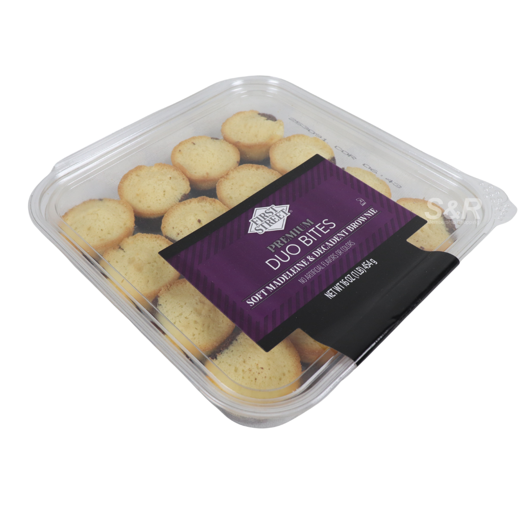 First Street Duo Bites Madeleine & Decadent Brownie 454g